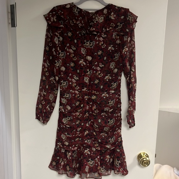 Veronica Beard Floral long Sleeve Dress - Picture 4 of 5